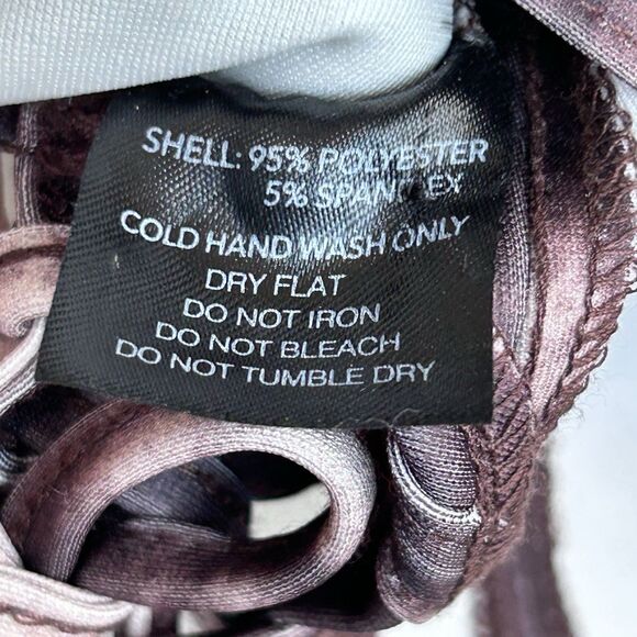 I AM GIA matching Set Size XS Crops Top Flared Pants Tan Tie Dye Festival Y2K - Picture 11 of 12